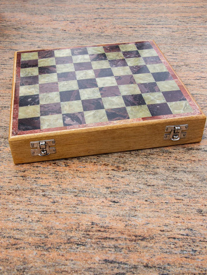 Marble Chess with Board wood