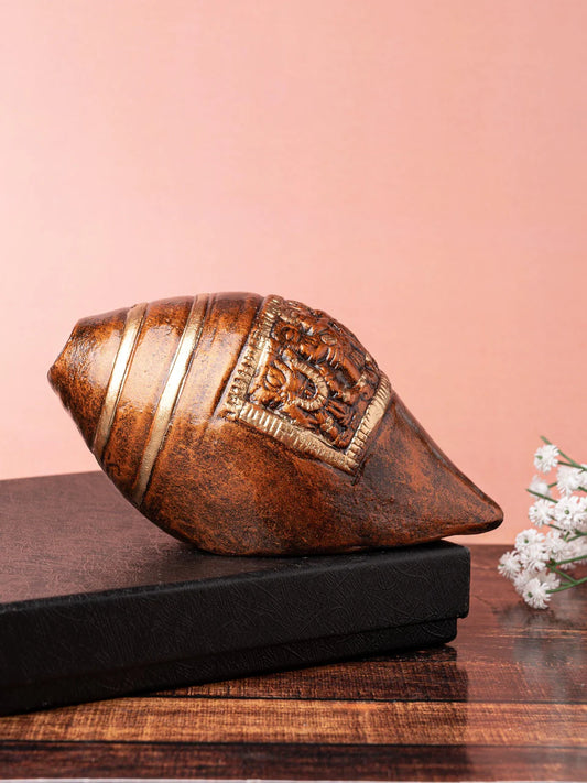 Handmade Terracotta Shankh Decorative showpiece