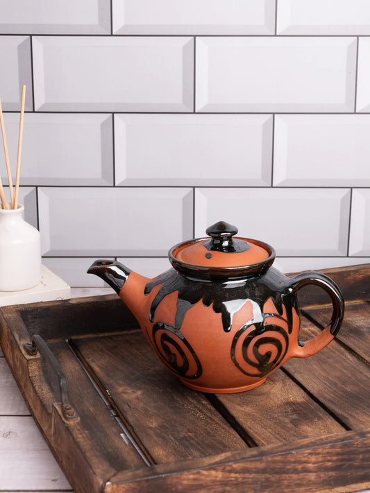Terracotta Handmade Tea / Coffee Kettle - 500 ml