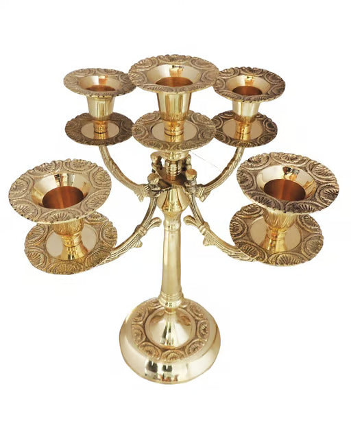 Brass Candle stands 5 holds